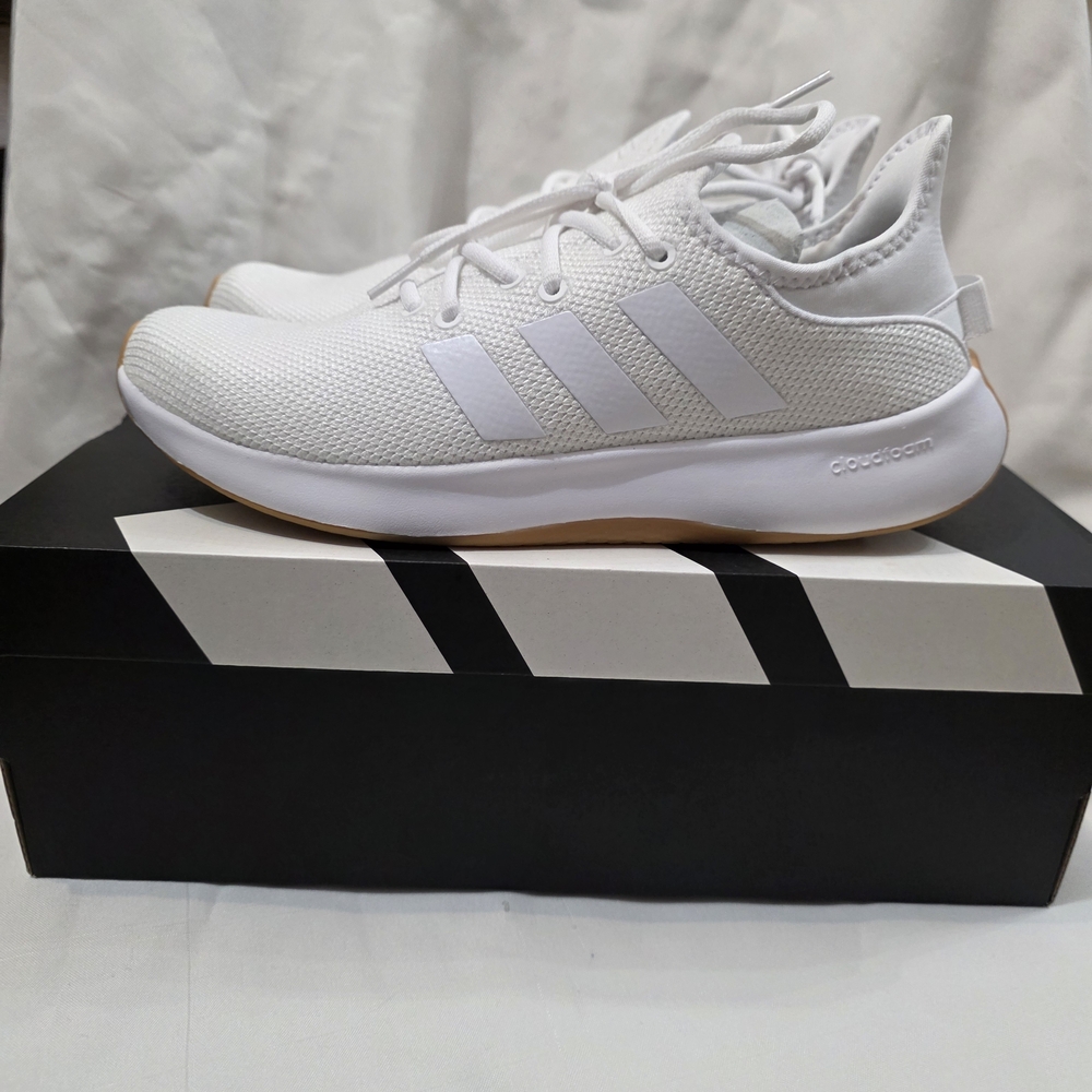 Adidas White Cloudfoam Sneakers